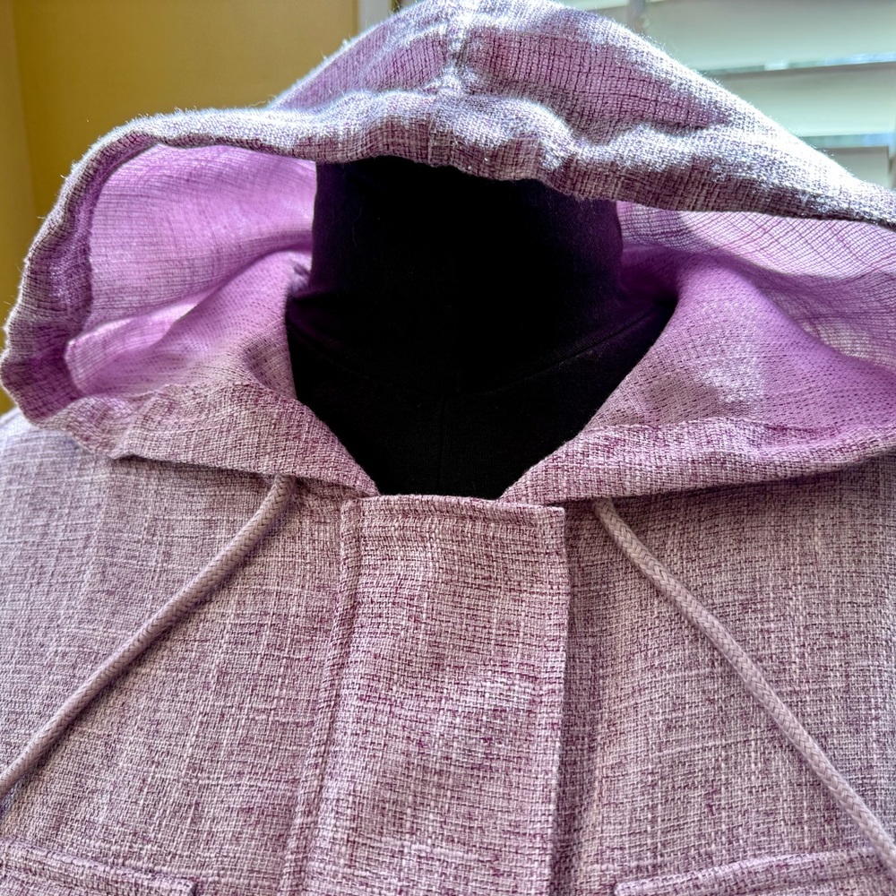 Cropped Lilac Zip-Front Jacket - image 6